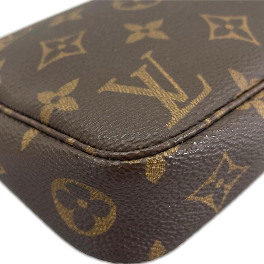 LOUIS VUITTON Brown Monogram Canvas Pochette Pouch - Picture 8 of 13